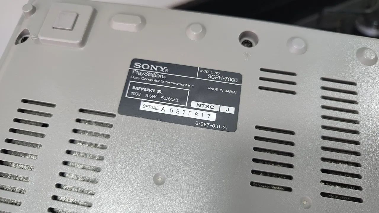 Sony Playstation 1 PS1 bem conservado japonês - Consoles de Vídeo