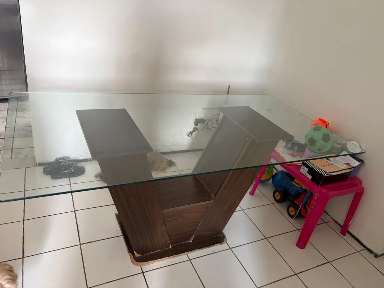 Tampo de vidro para mesa com 6 cadeiras - Foto 2