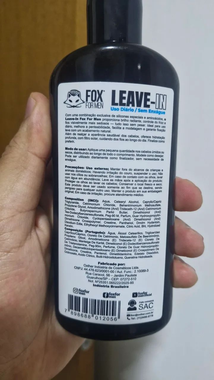 Creme de pentear Fox - Foto 2