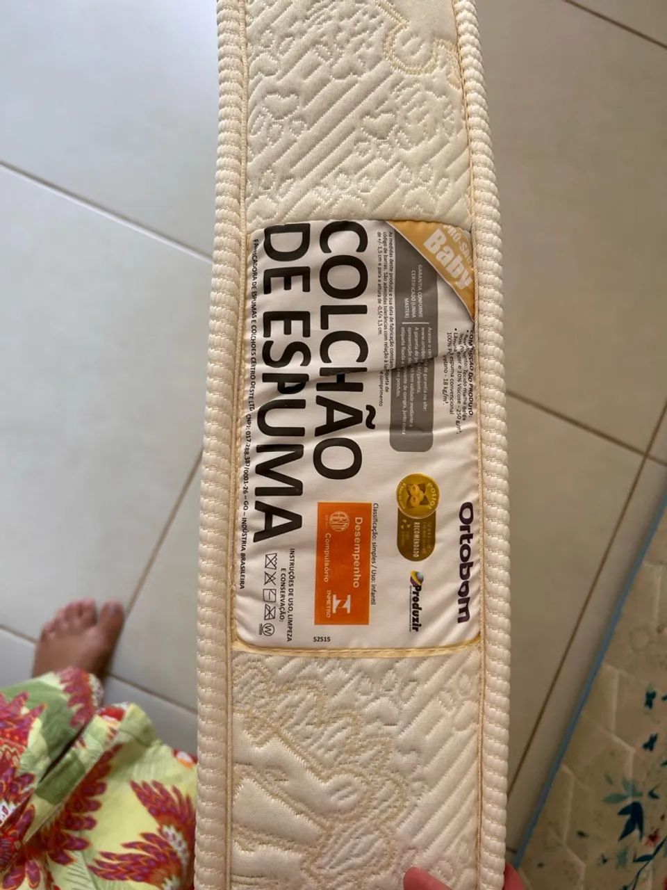 Colchão para berco