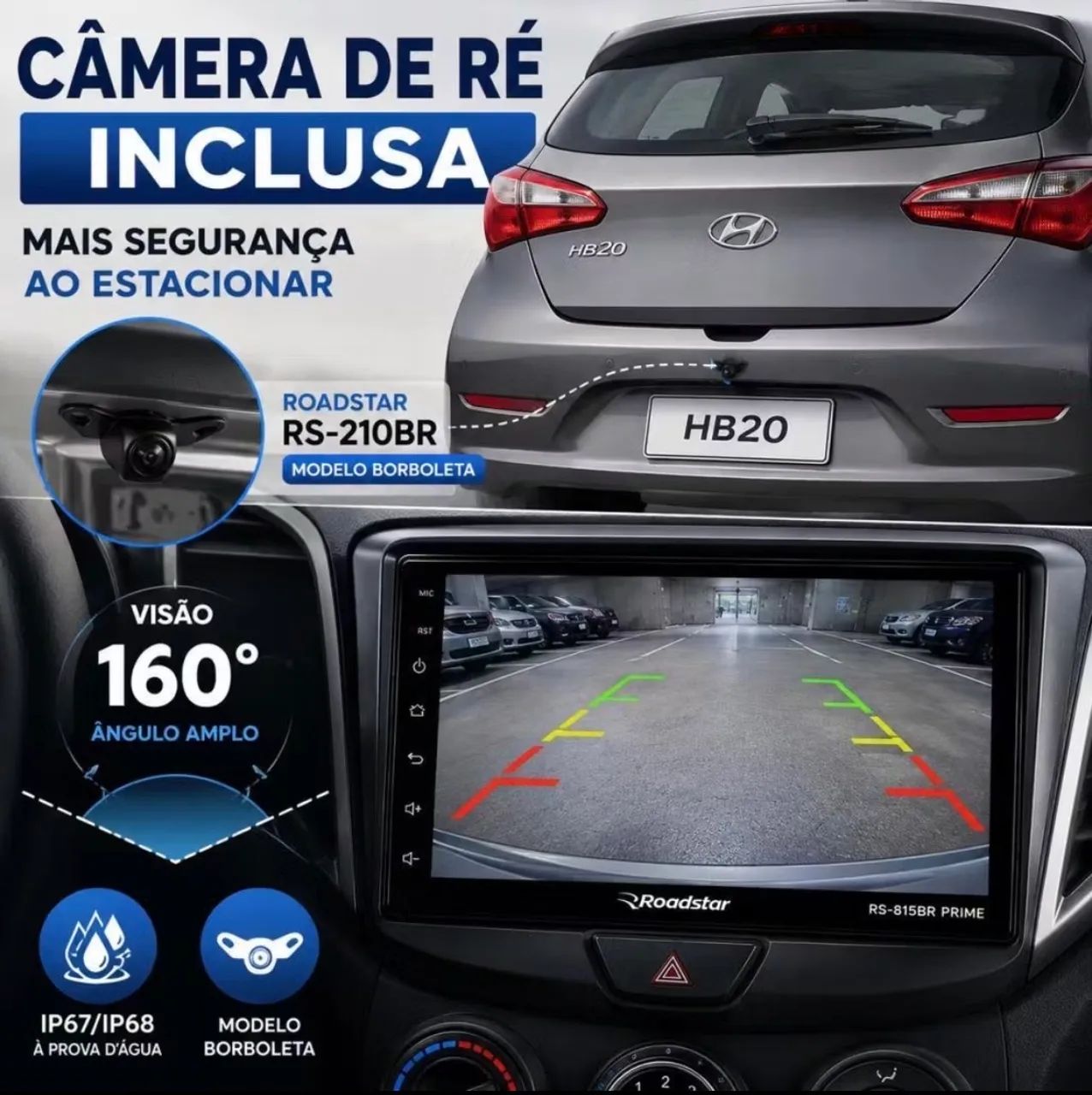 Kit completo central multimídia hb20  - Foto 5