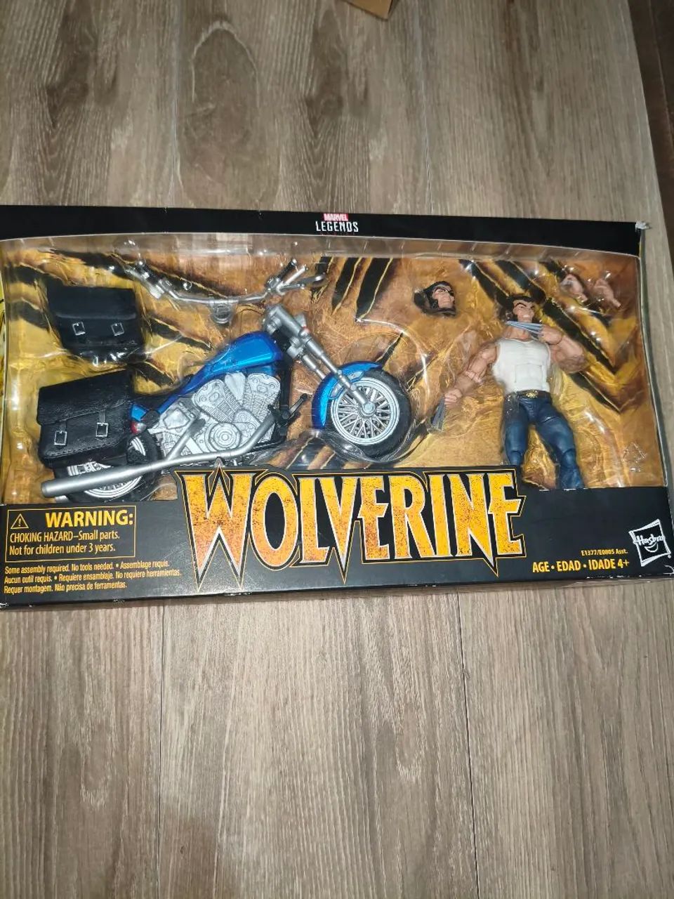 Marvel legends Wolverine com moto