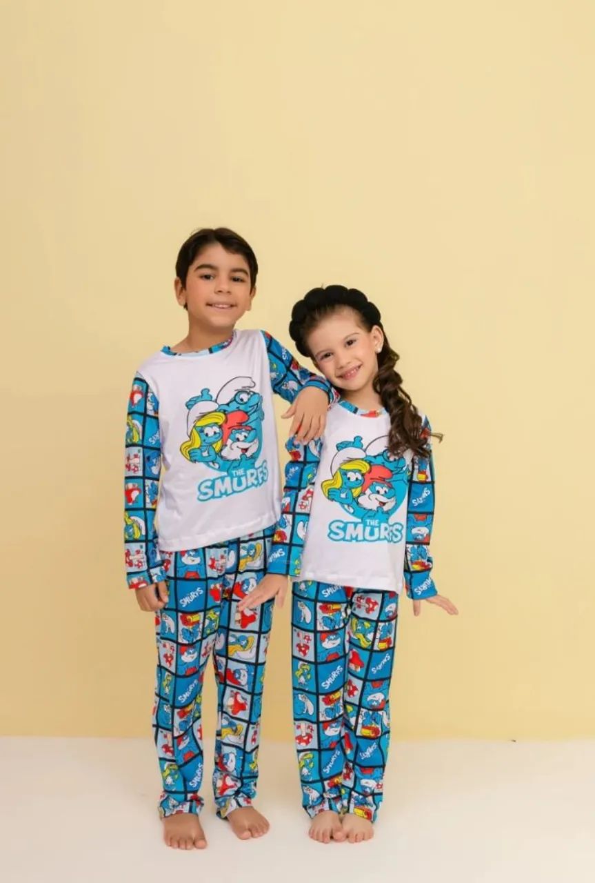 Pijamas infantis em suede  - Foto 6