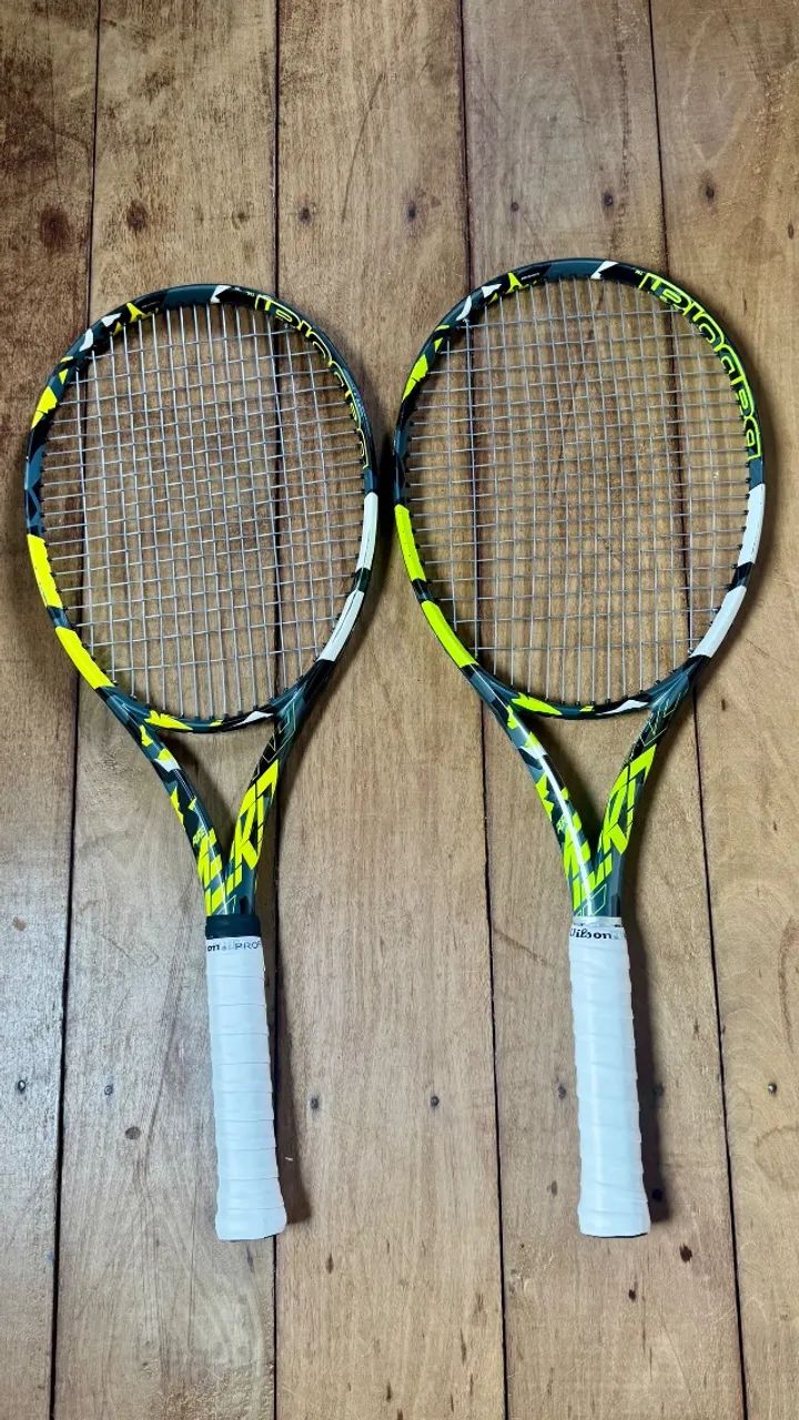 Par de raquetes Babolat Pure Aero Alcaraz Cabeça 100 | Peso 300g | Grip L3