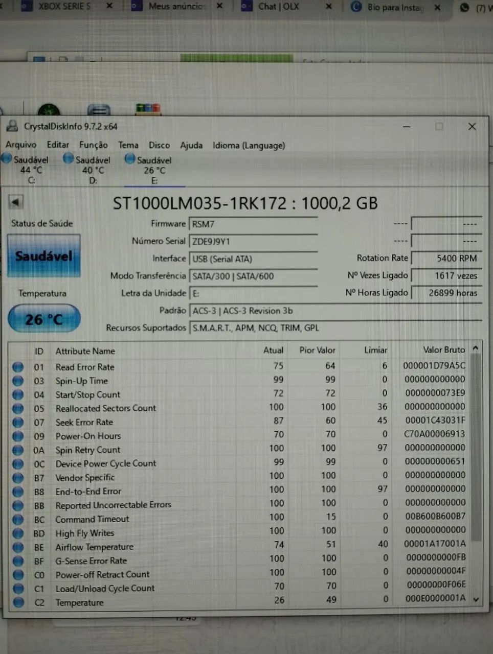 HD de 1 TB Seagate com case USB 3.0 - Foto 3