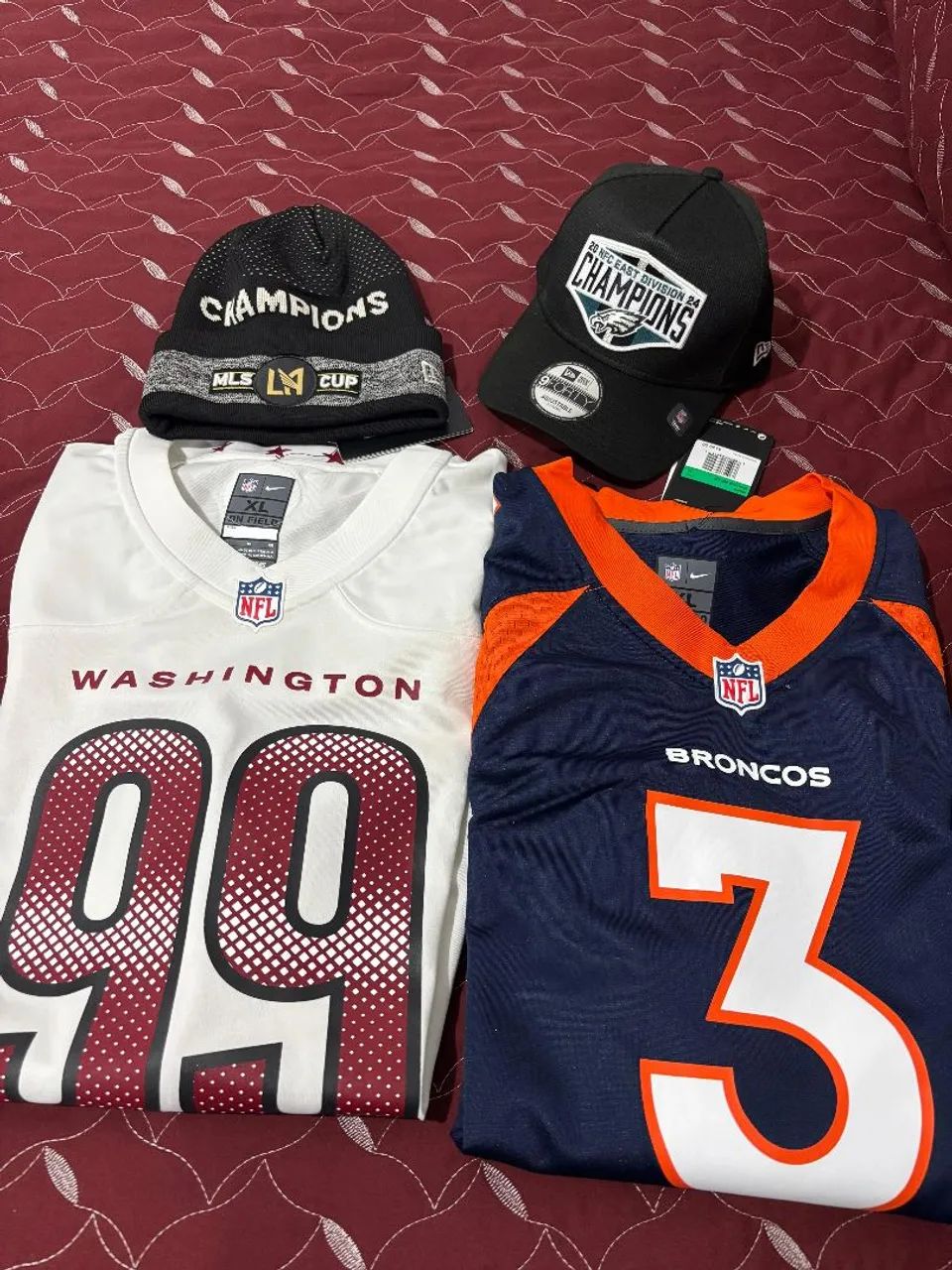 CAMISAS NFL NIKE ORIGINAL + TOUCA NEW ERA