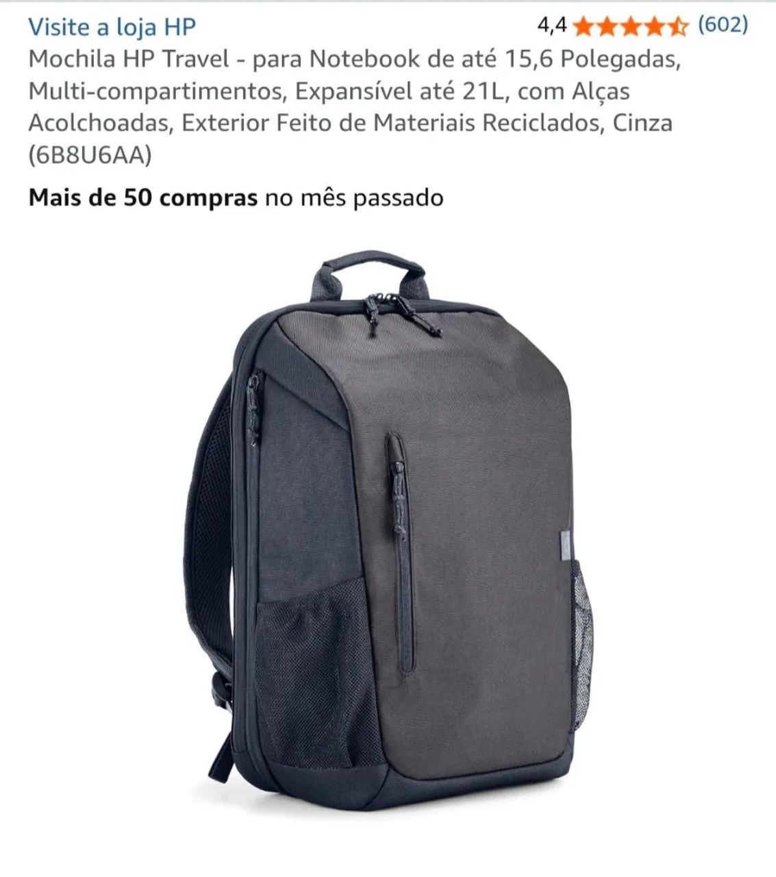 Vendo Mochila Azul HP 