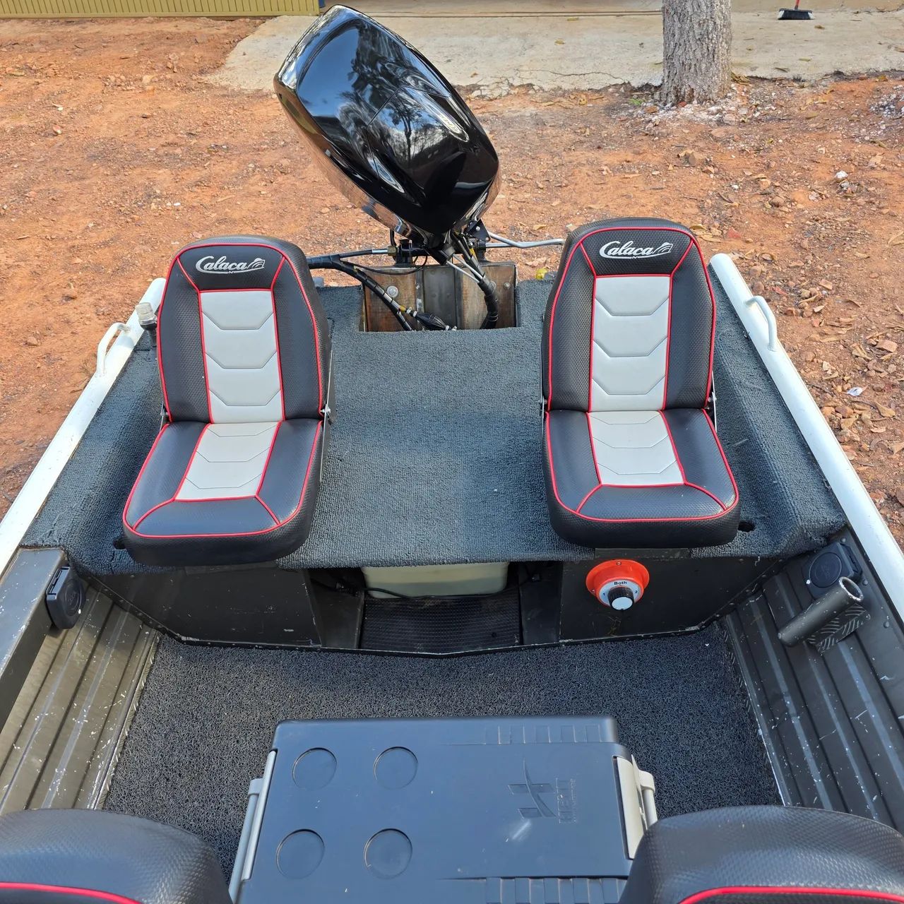 Lancha Calaça com motor Mercury 60hp  - Foto 4