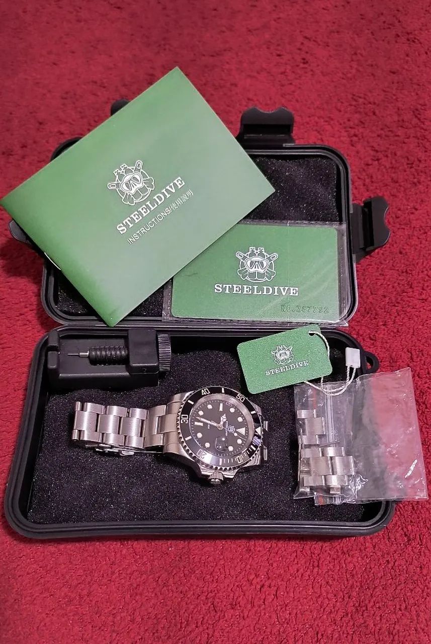 "Relógio Steeldive SD8205 Quartz" - Foto 5
