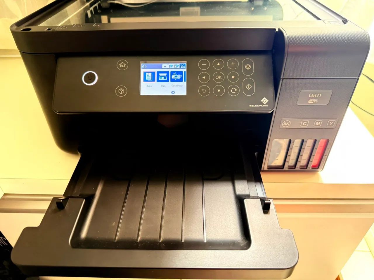 Impressora Multifuncional Epson EcoTank L6171 Wi-Fi Duplex ADF - Impecável - Foto 3