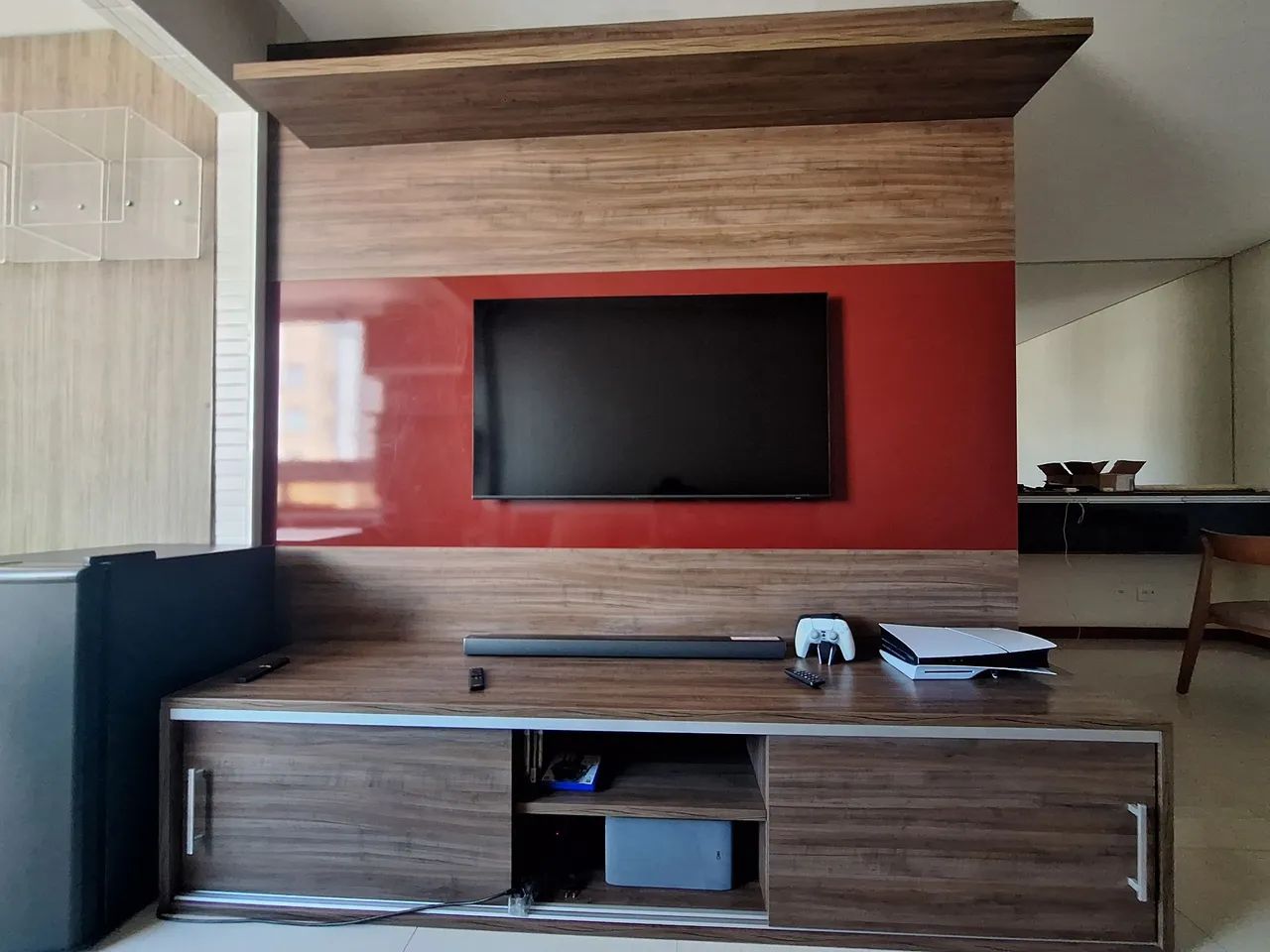 Rack com painel em MDF - robusto - Foto 2