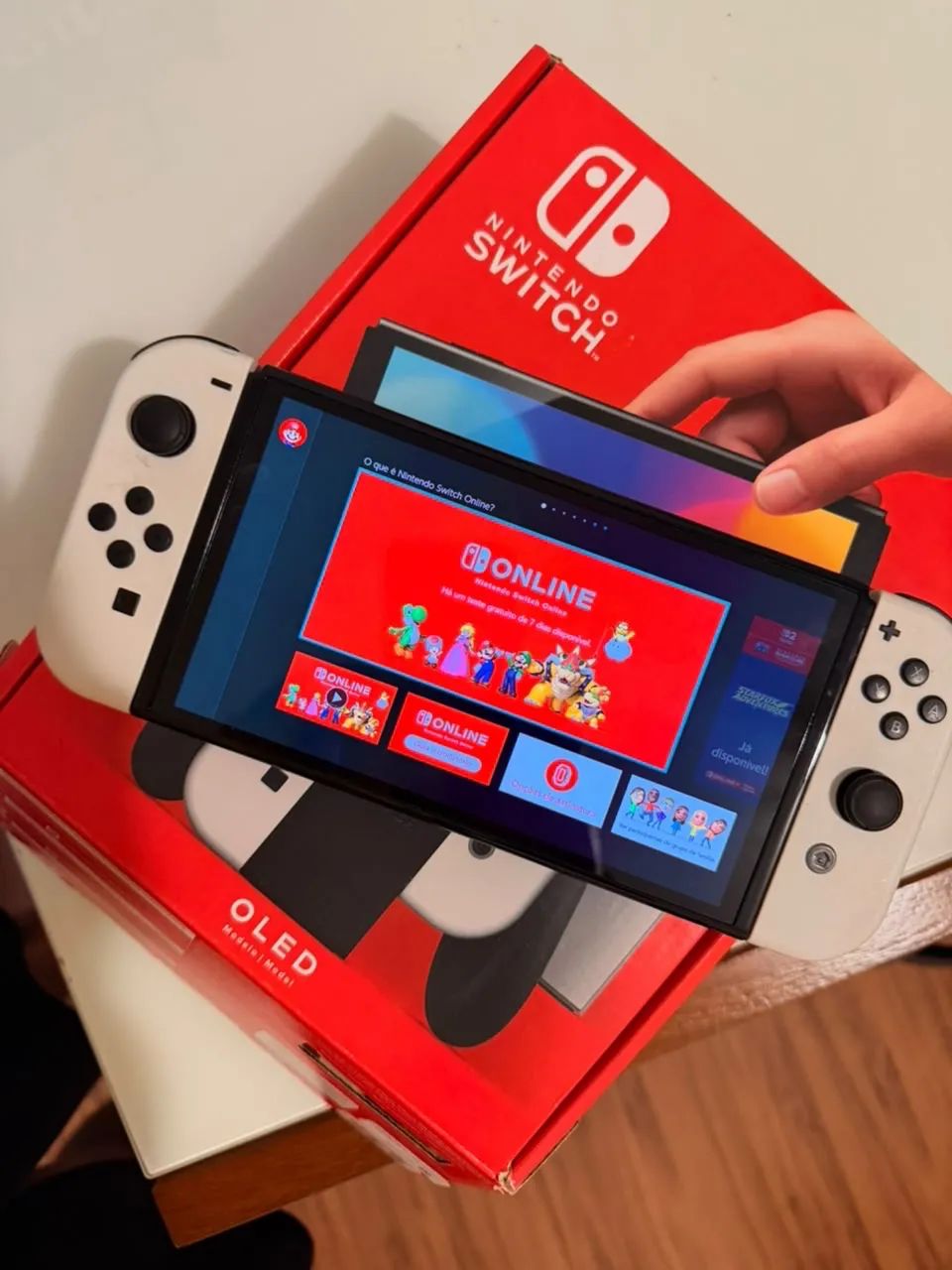 Nintendo Switch Oled + jogos. - Foto 5