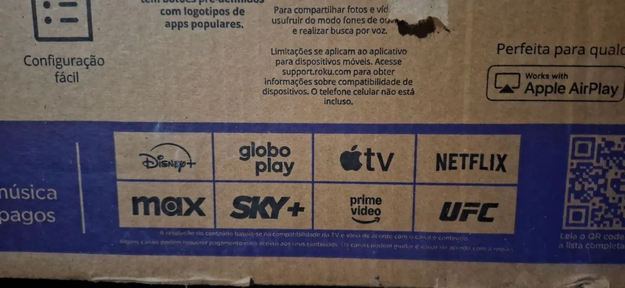 SmartTV AOC Roku Tv 32 Polegadas - Foto 3