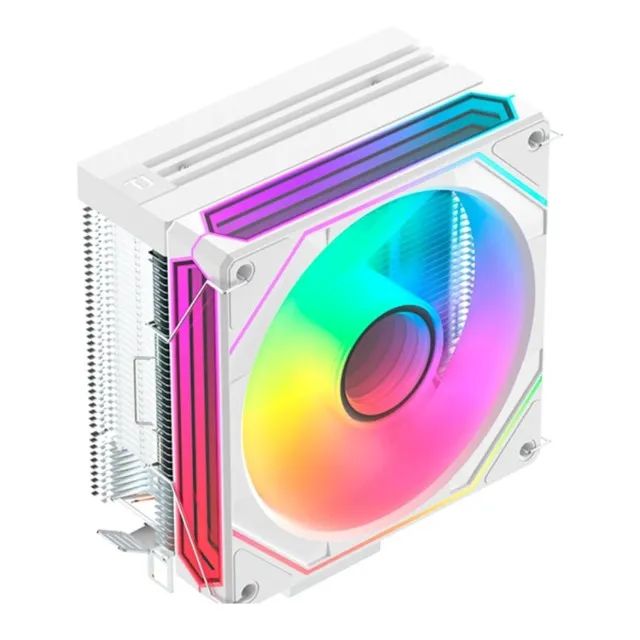 Cpu Cooler Gamer Tdp 150w Branco Rgb Intel/amd Ac05 Kmex *ENTREGA GRÁTIS* - Foto 3