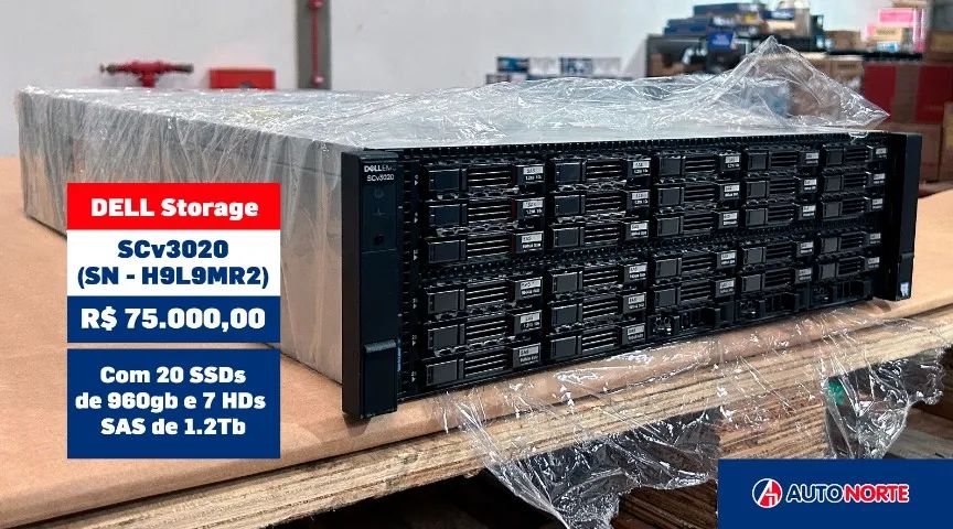 DELL Storage SCv3020 - (SN - H9L9MR2) 