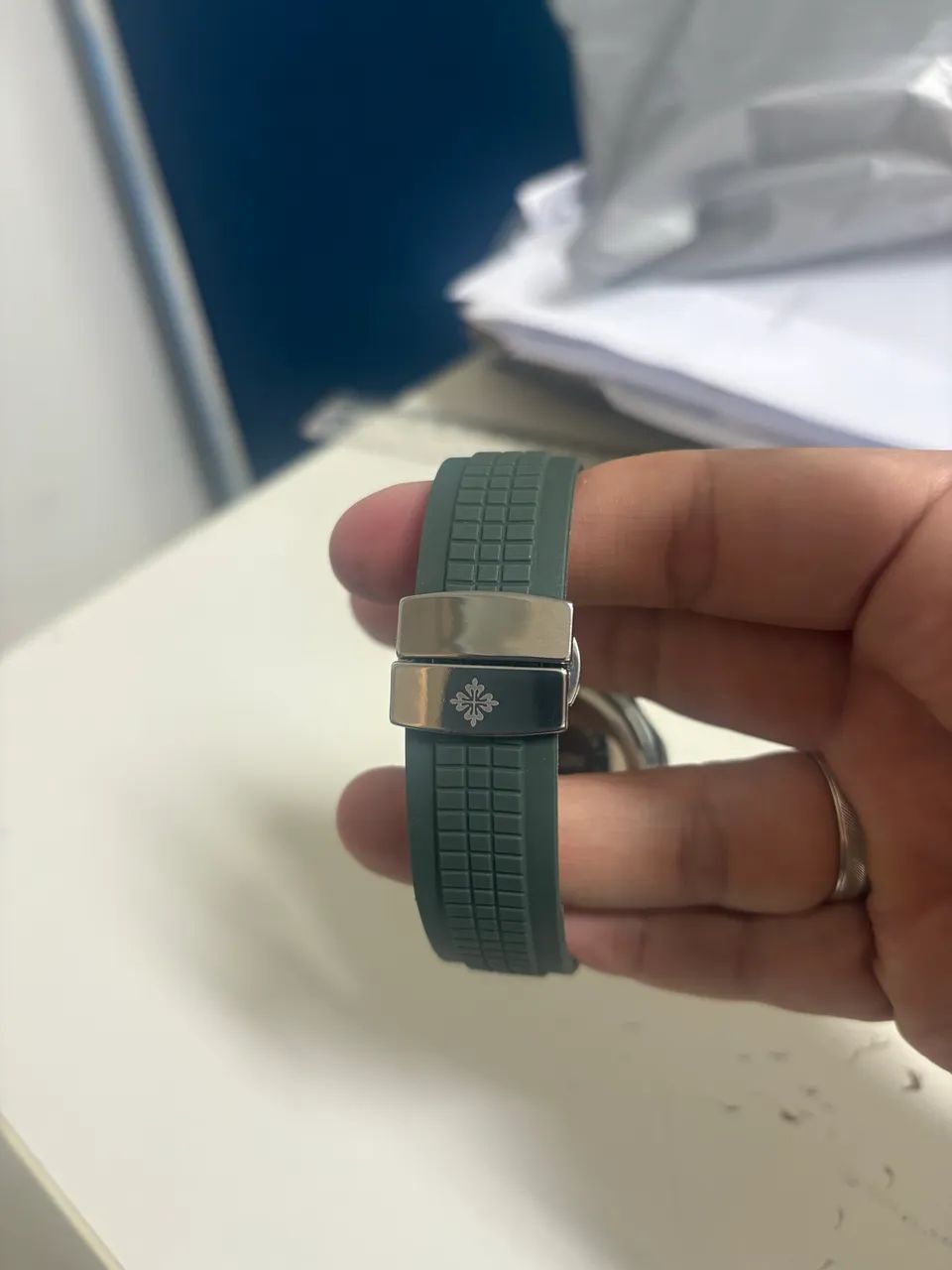 Relogio PATEK PHILIPPE AQUANOUT verde - Foto 4