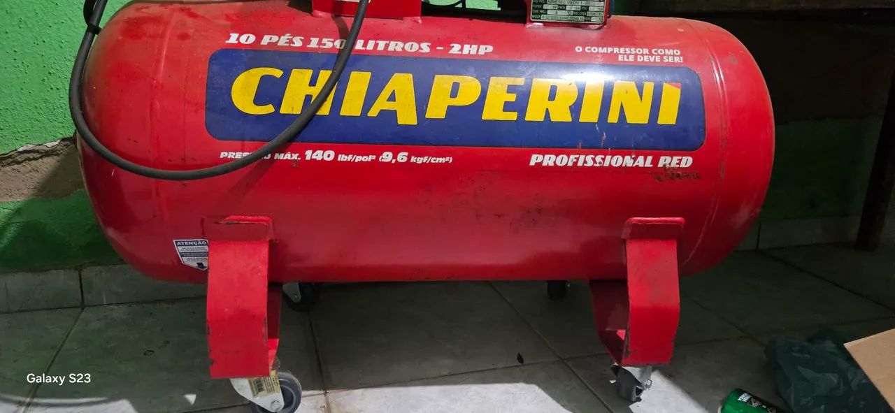 Vende-se compreensor,  10 pes 150 lts estado de novo!!! - Foto 2
