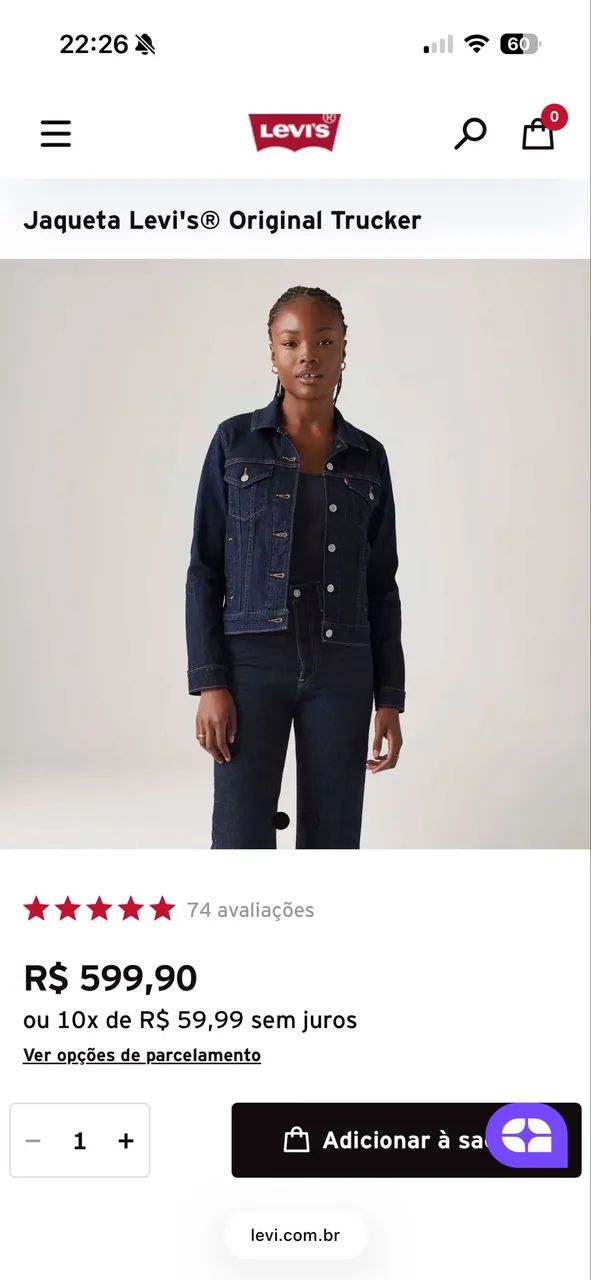 Jaqueta Levi's original 