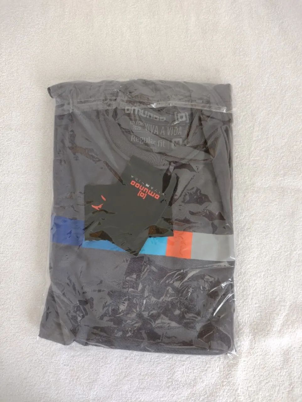 Camiseta Masculina Omundo - M - Foto 3