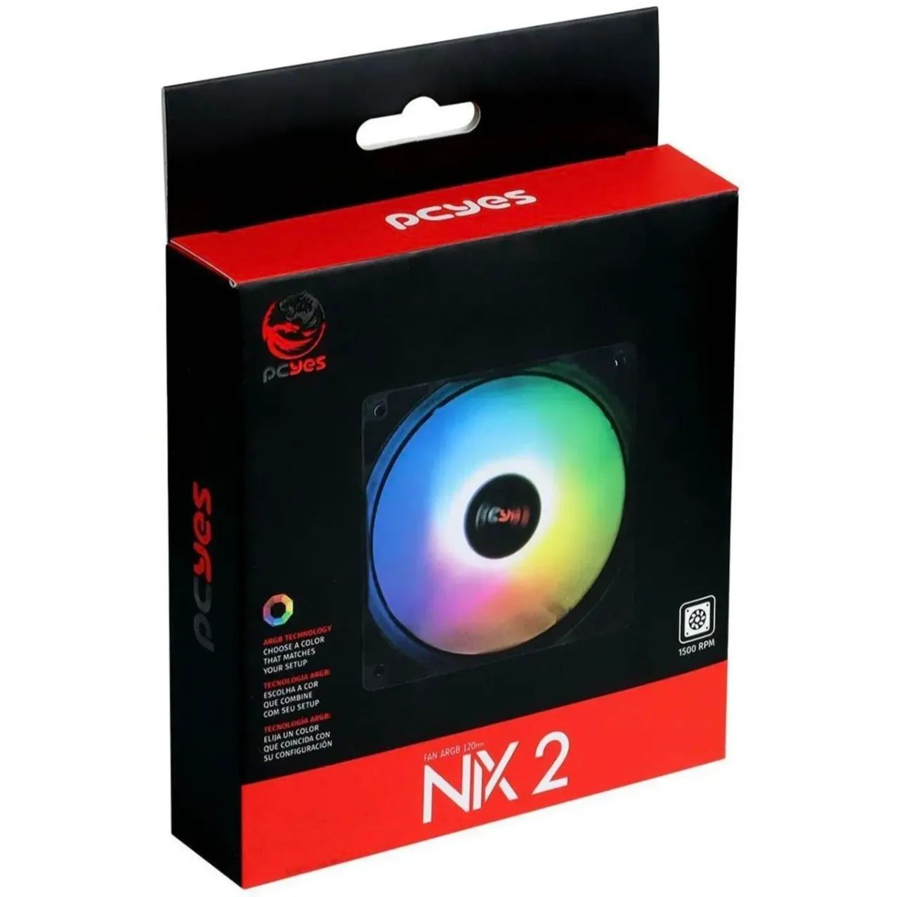 Fans 120mm RGB NIX2 PCyes 