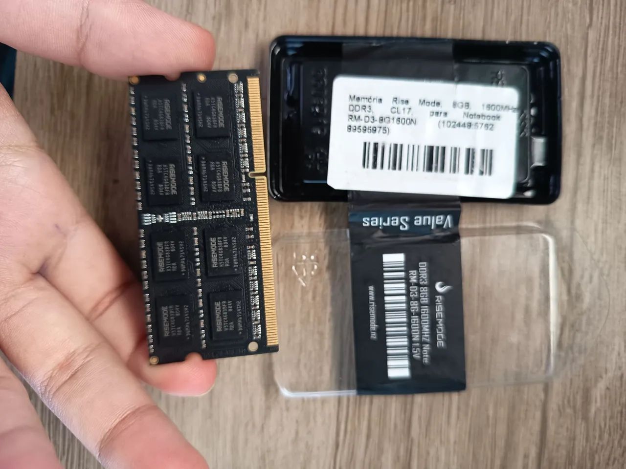 memória RAM Rise Mode 8GB DDR3 1600MHz para NOTEBOOK  - Foto 4