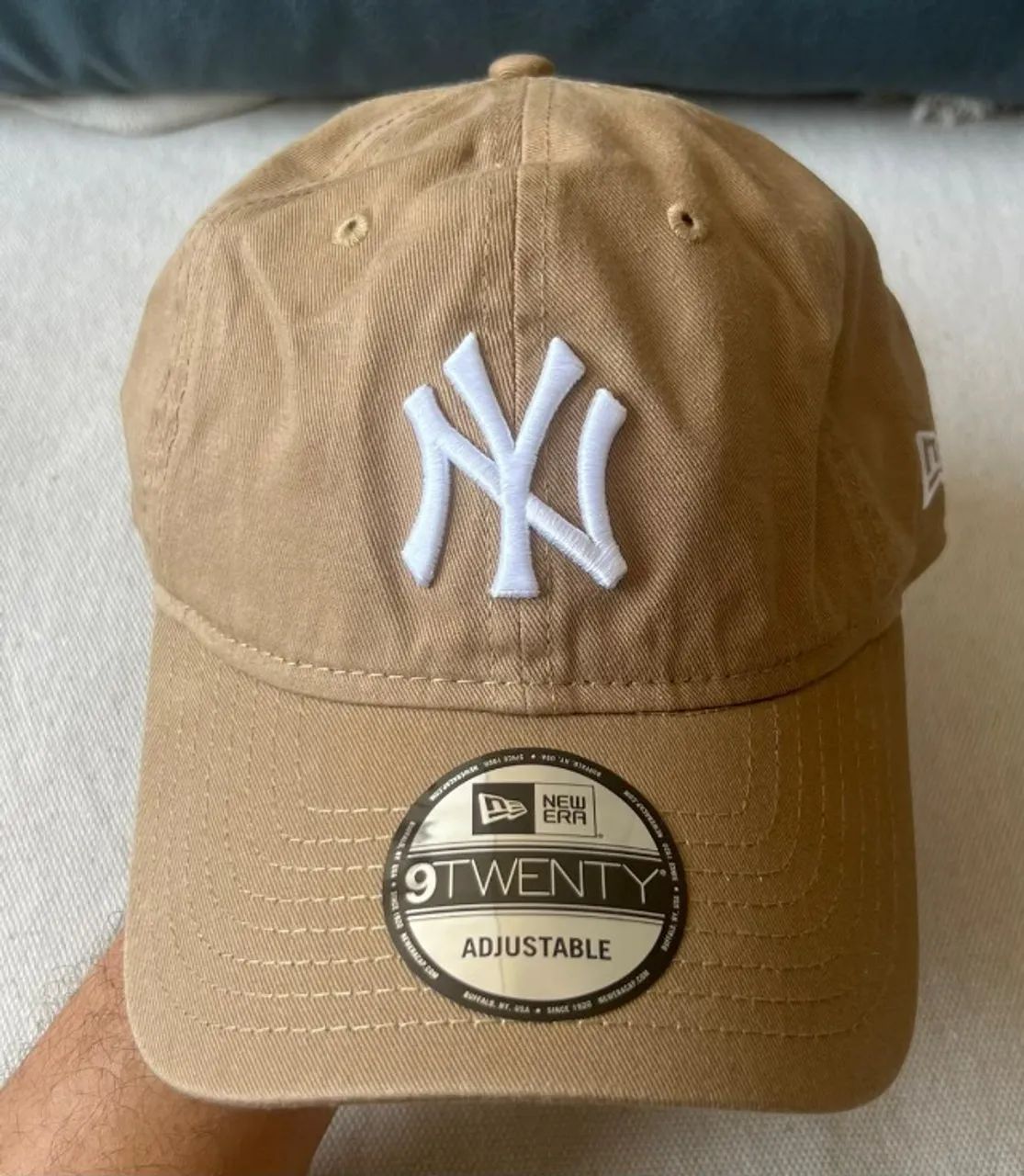 Boné New Era Strapback New York Yankees 920 Kaki 100% Original