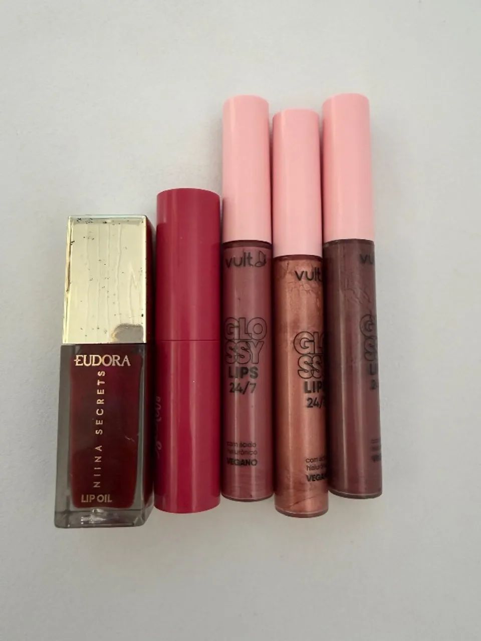 Kit gloss novinhos só testados perfeitos 