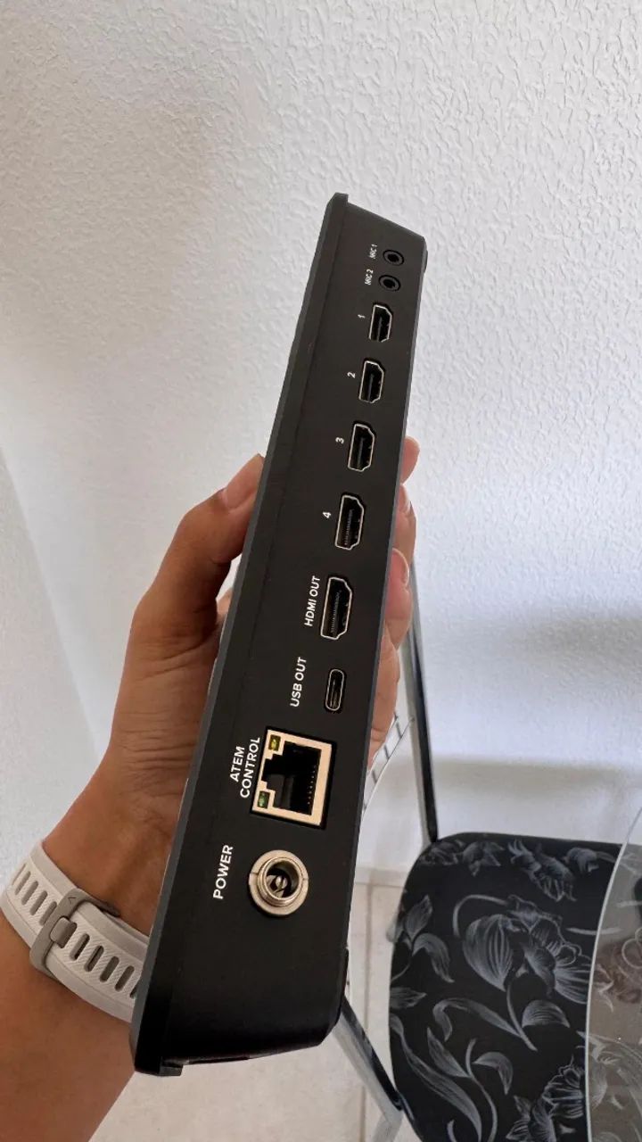 OPORTUNIDADE ATEM MINI PRO BLACKMAGIC NOVINHA - Foto 4