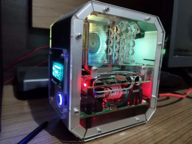 Kit Raspberry Pi 4b 2gb Ram + Case Pironman Raspberry Pi 4 | Mini PC - Foto 4