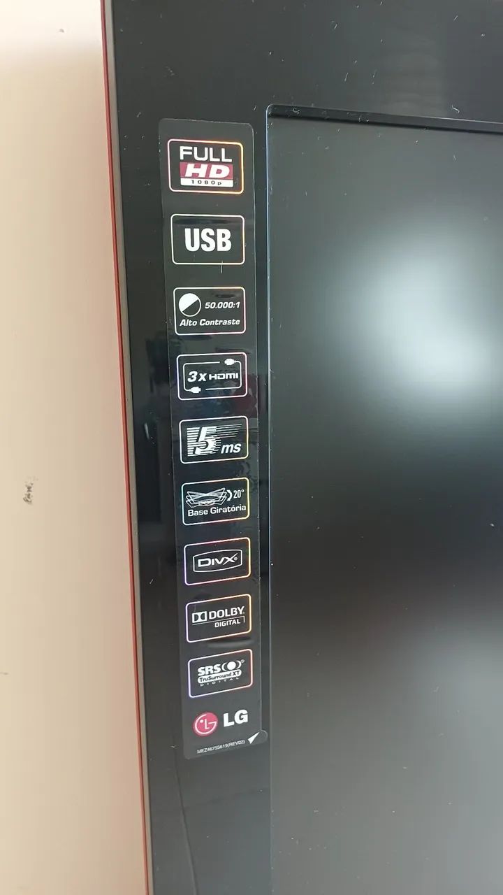 TV LG Scarlet 47" (47LG64FR) [PARA CONSERTO OU RETIRADA DE PEÇAS] - Foto 6