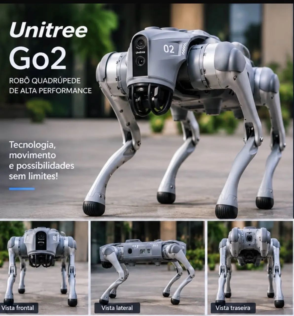 Unitree Go2 robô quadrúpede