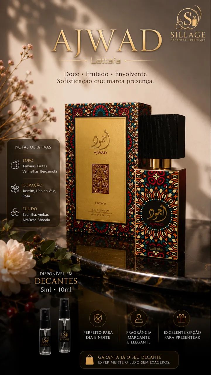 Decants de Perfumes Originais a partir de R$ 19,90 - 5ml e 10ml - Sillage  - Foto 4