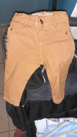 Vendo calca jeans 3 meses a 7 meses .50.00