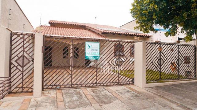 Casa com 3 dormitórios para alugar, 200 m² por r$ 2.100,00/mês - novo aeroporto - londrina