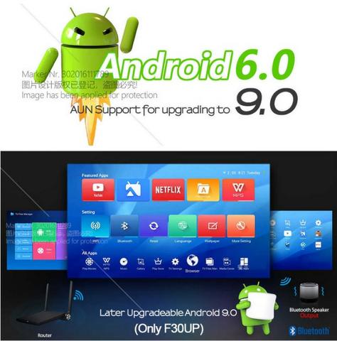 Projetor 3D, Full Hd, Android 6.0 (atualizável para 9.0), AUN F30UP - Foto 3