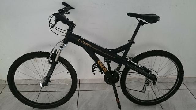 Caloi T- Type Preta Aro 26 - Semi Nova - Aceito Troca(Leia a Descrição) - Foto 6