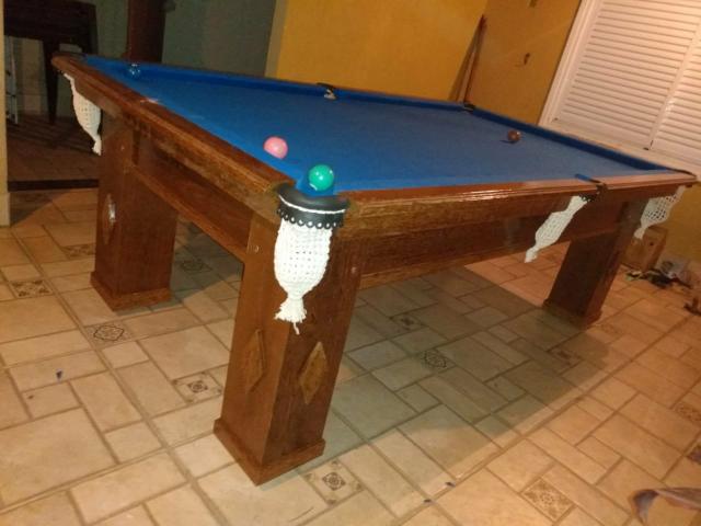 Mesa de sinuca direto da fábrica
