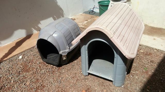 Vendo 2 casinhas de cachorro R$ 120.00 - Foto 2