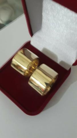 aliança moeda Antiga noivado ou casamento - Foto 3