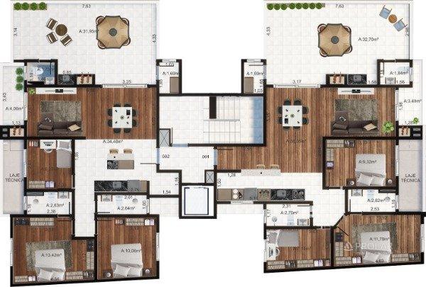 Apartamento à venda com 3 dormitórios em Colina sorriso, Caxias do sul cod:11348 - Foto 6
