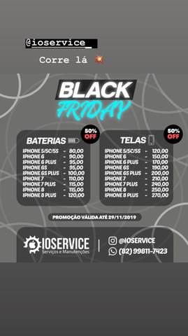 Black Friday de Tela e Bateria