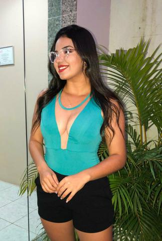 Body Decote em tule