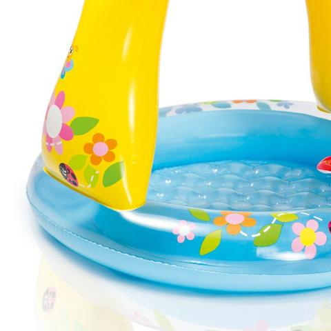 Piscina Inflável Infantil Para Crianças Piscina Cogumelo Fundo Inflado - Foto 4