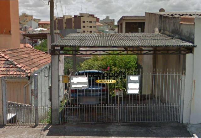 Terreno à venda, 233 m² por r$ 785.000,00 - olímpico - são caetano do sul/sp