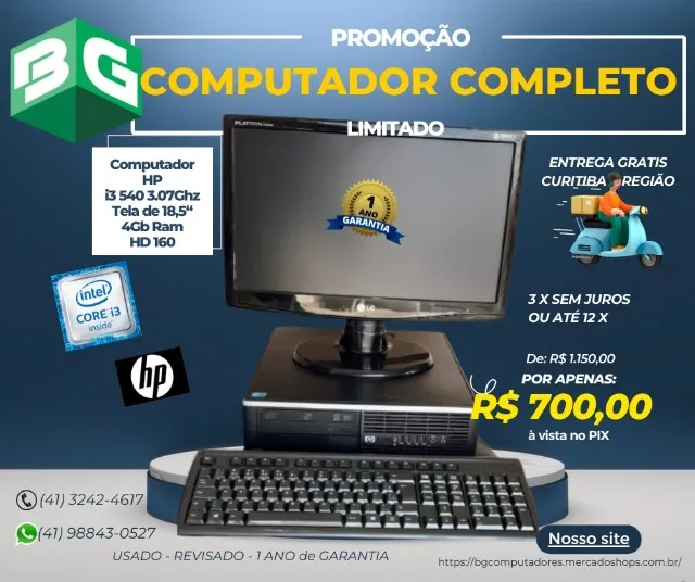 Pc i3 540  +274 anúncios na OLX Brasil