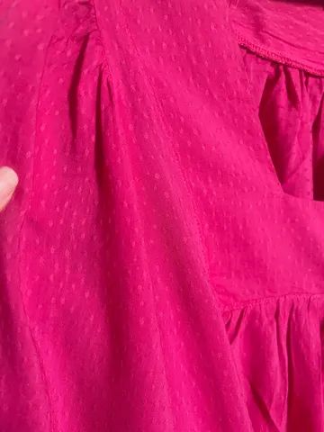Camisa pink estilo cropped manga bufante  - Foto 5
