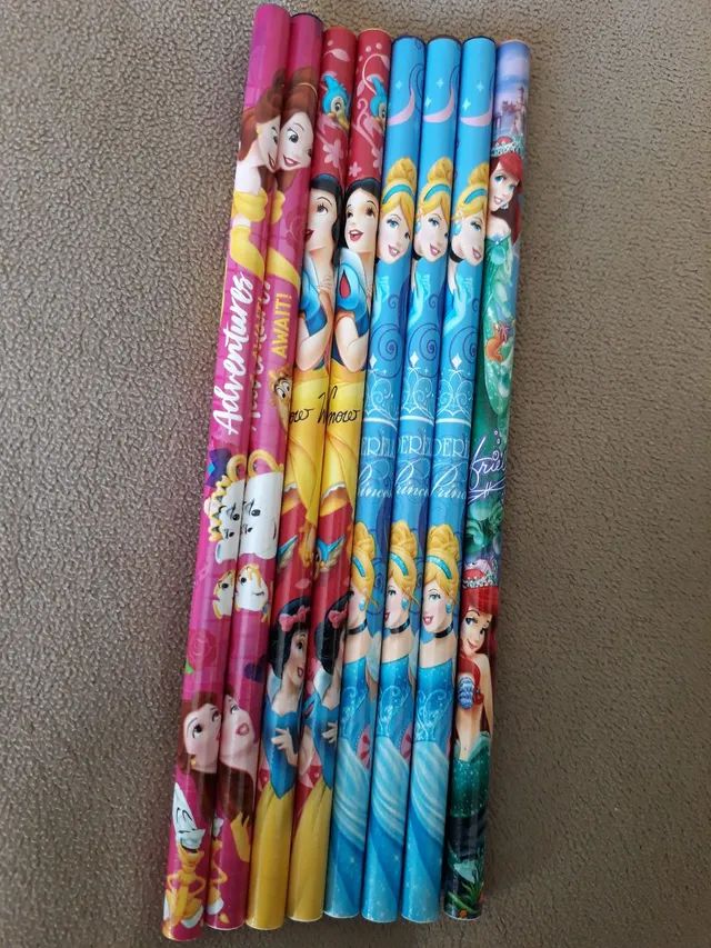 Coleção lápis princesas Disney - Foto 2