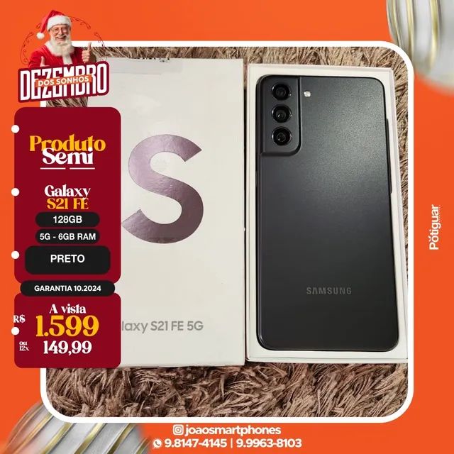 Samsung Galaxy S21 FE 128 GB em Promoção