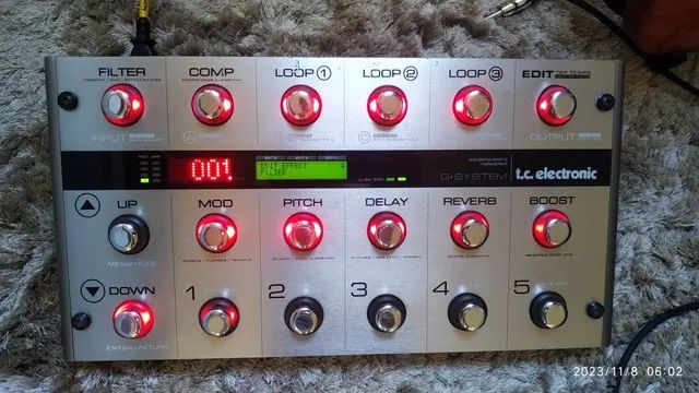 Pedaleira TC Electronics G System - Instrumentos musicais - Capim