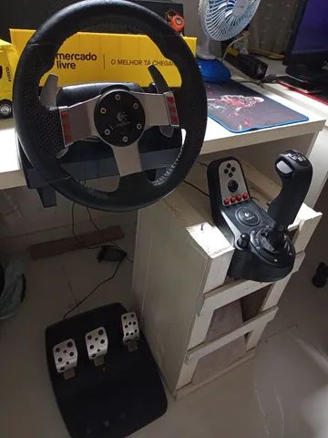 Volante G27 + cambio+ Pedal - Videogames - Parque Saudade, Nova